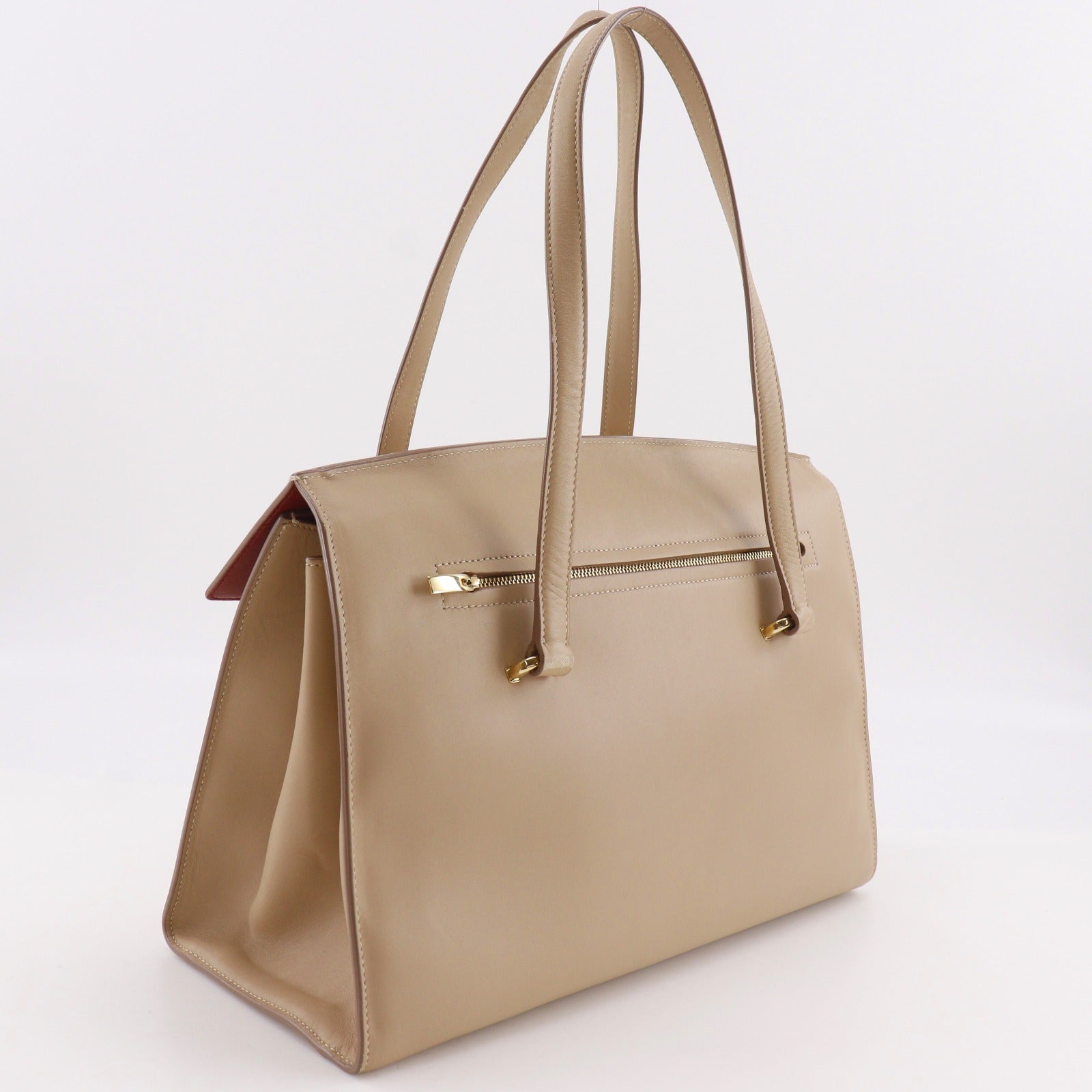 サルヴァトーレ フェラガモ ガンチーニ カーフトートバッグ