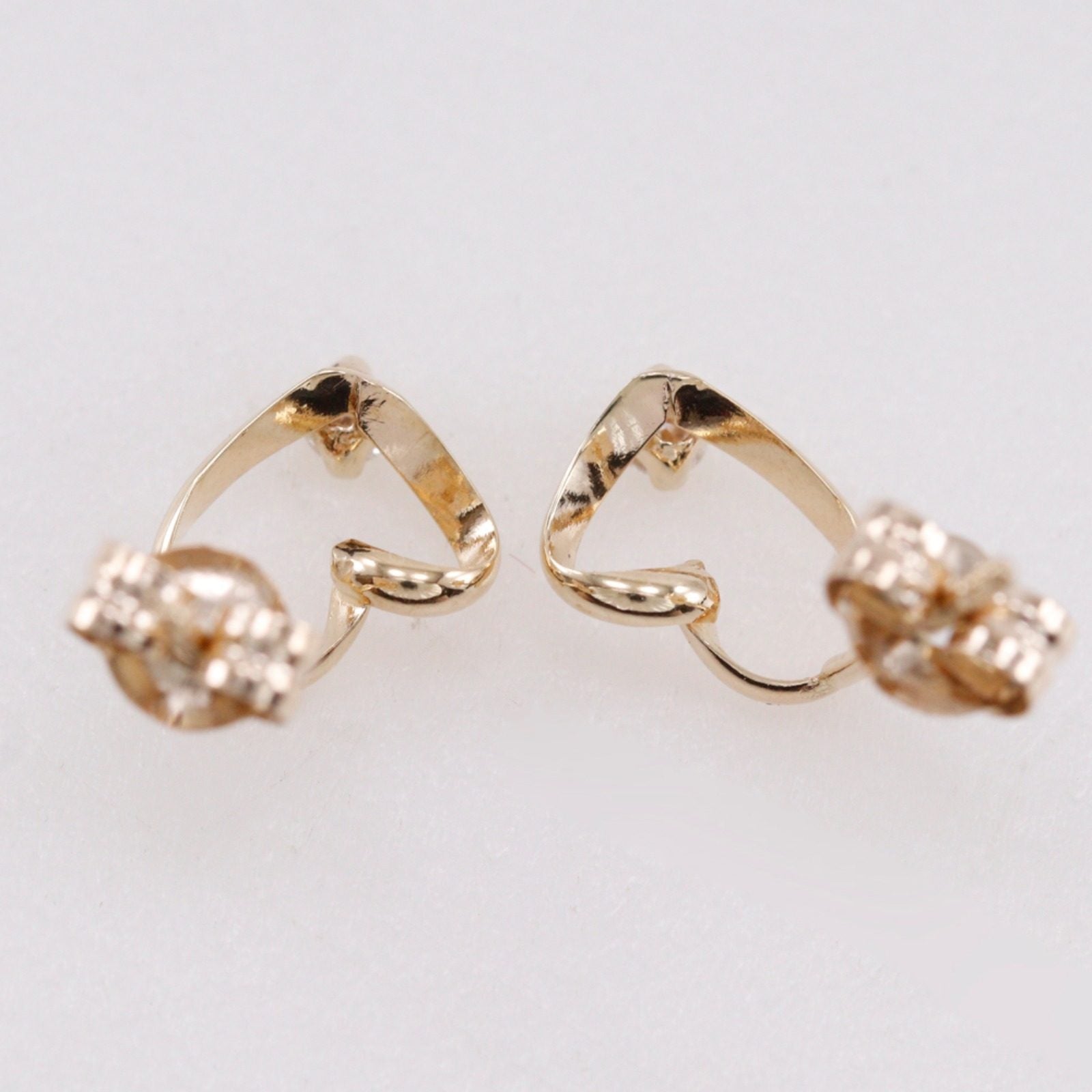 カナル4℃ K10ピンクゴールド ダイヤモンドピアス