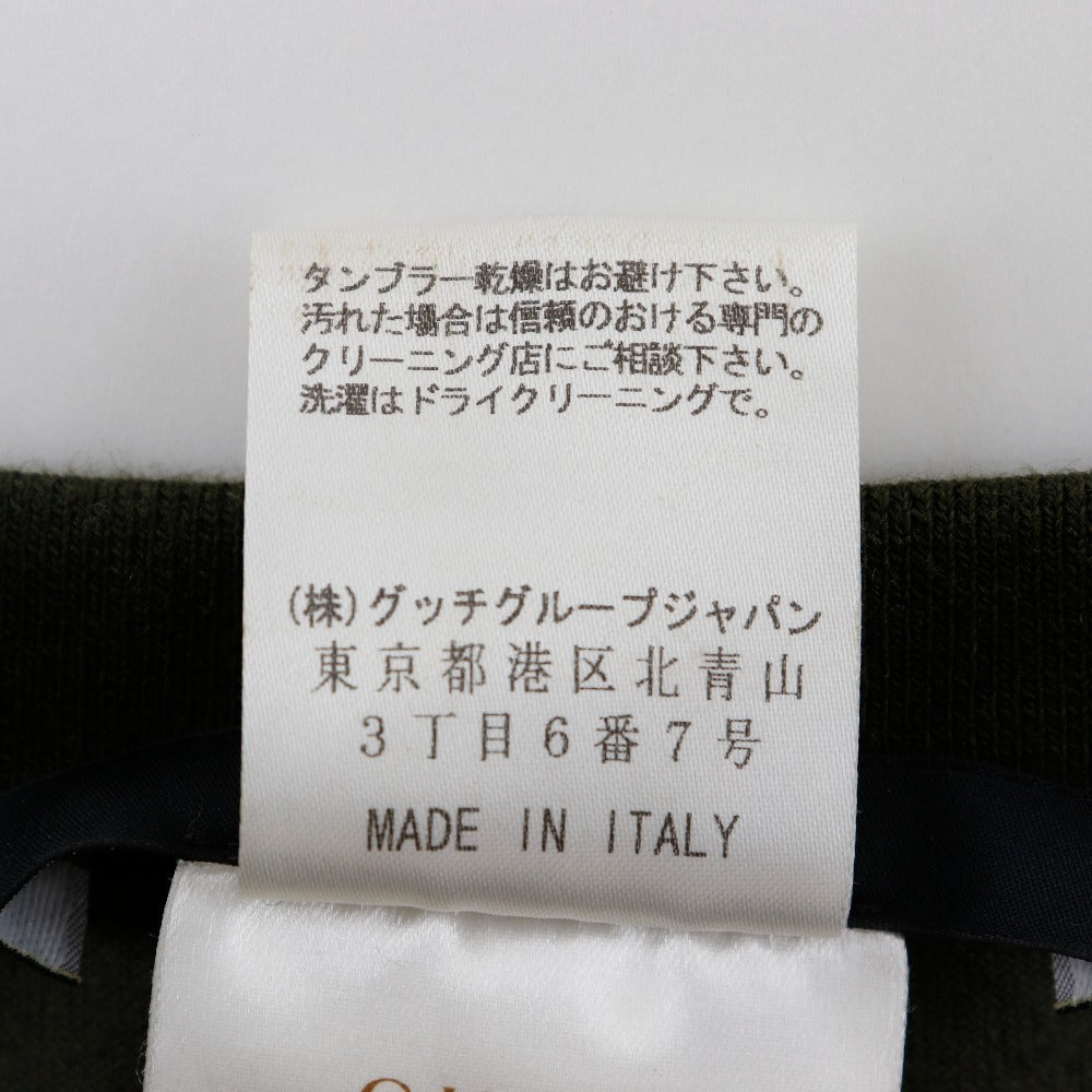 グッチ ベロア サイド ライン ドレス カーキ