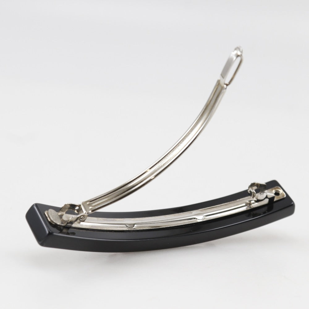 シャネル ココマーク ハート バレッタ プラスチック ラインストーン