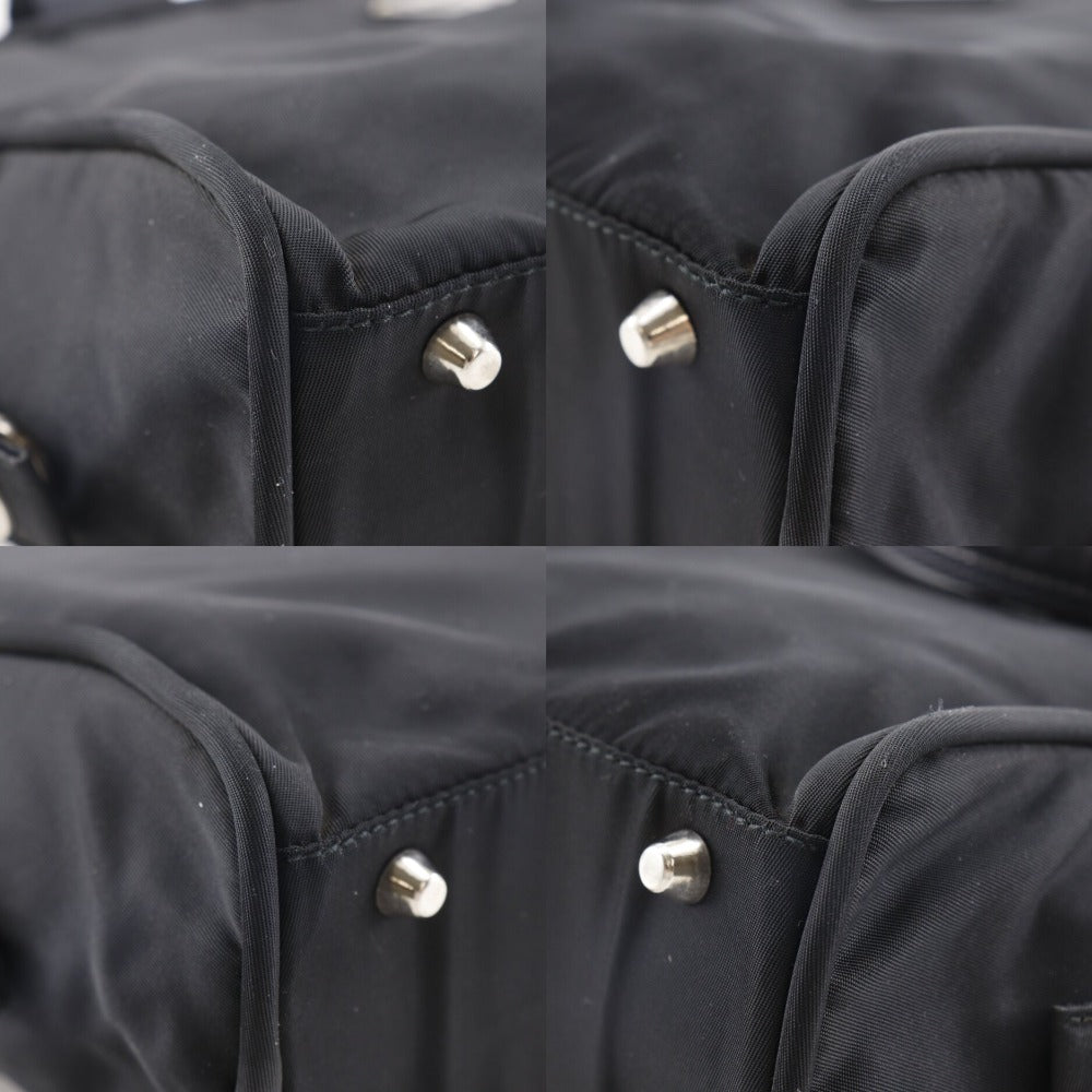 プラダ ミニボストン ナイロン ハンドバッグ