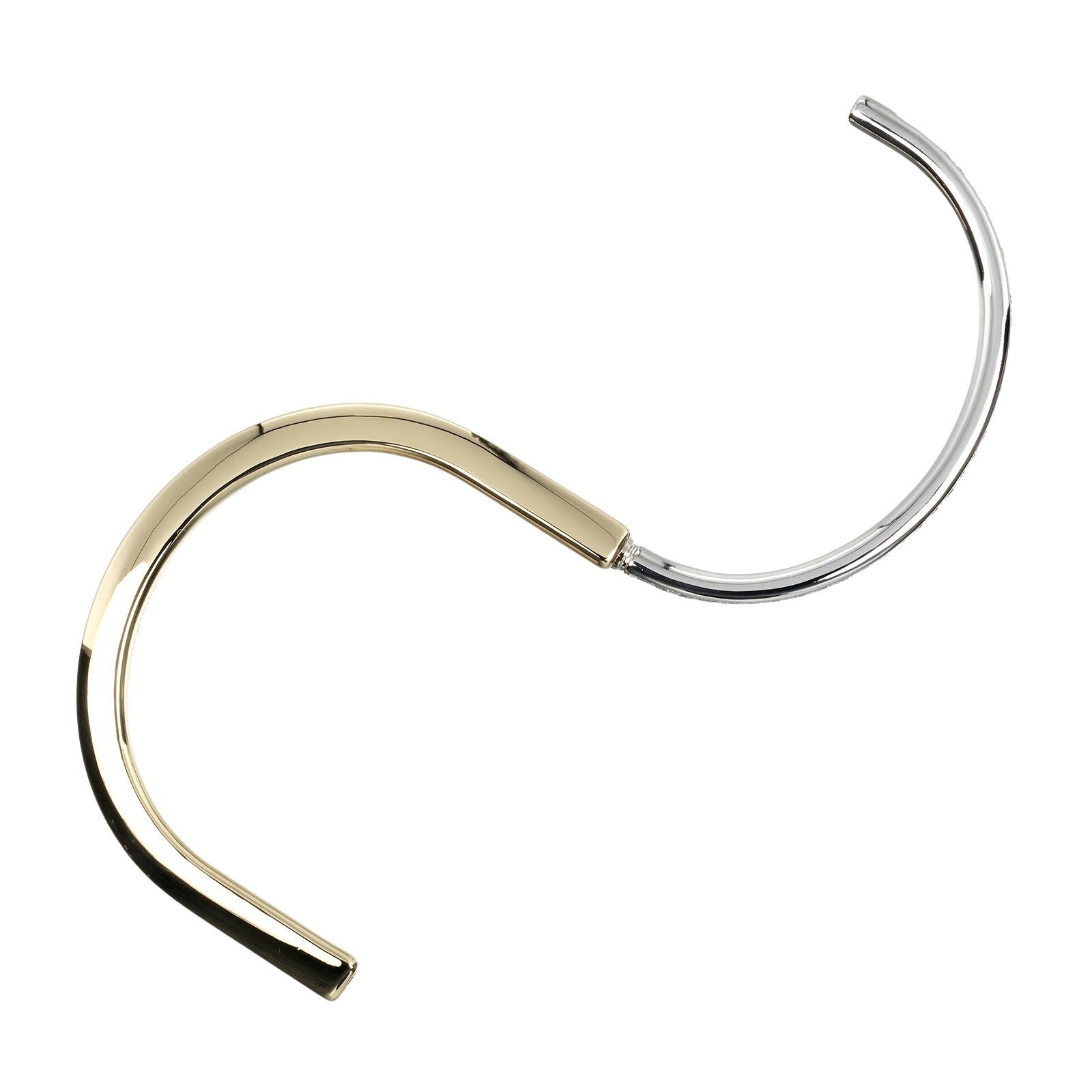 ティファニー ロック K18 イエロー ゴールド K18 ホワイト ゴールド ダイヤ ブレスレット