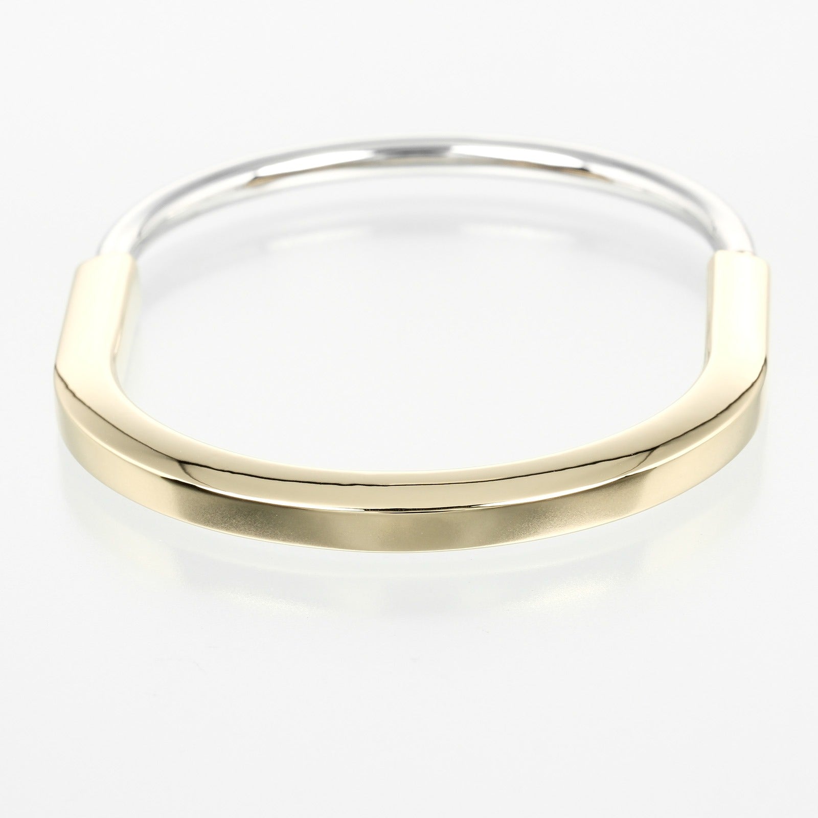 ティファニー ロック K18 イエロー ゴールド K18 ホワイト ゴールド ダイヤ ブレスレット