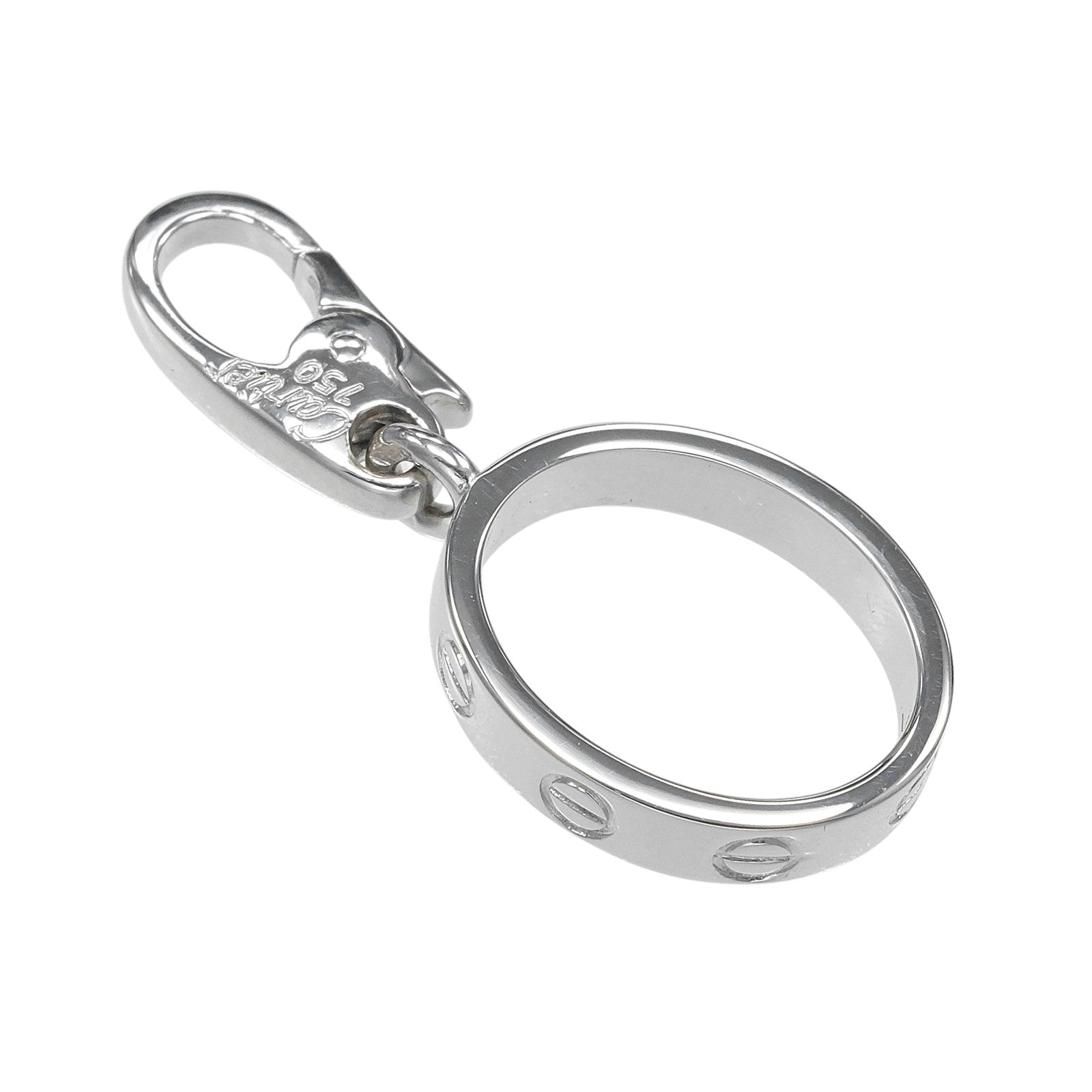 カルティエ ラブ ベビーチャーム K18ホワイトゴールド ペンダントトップ