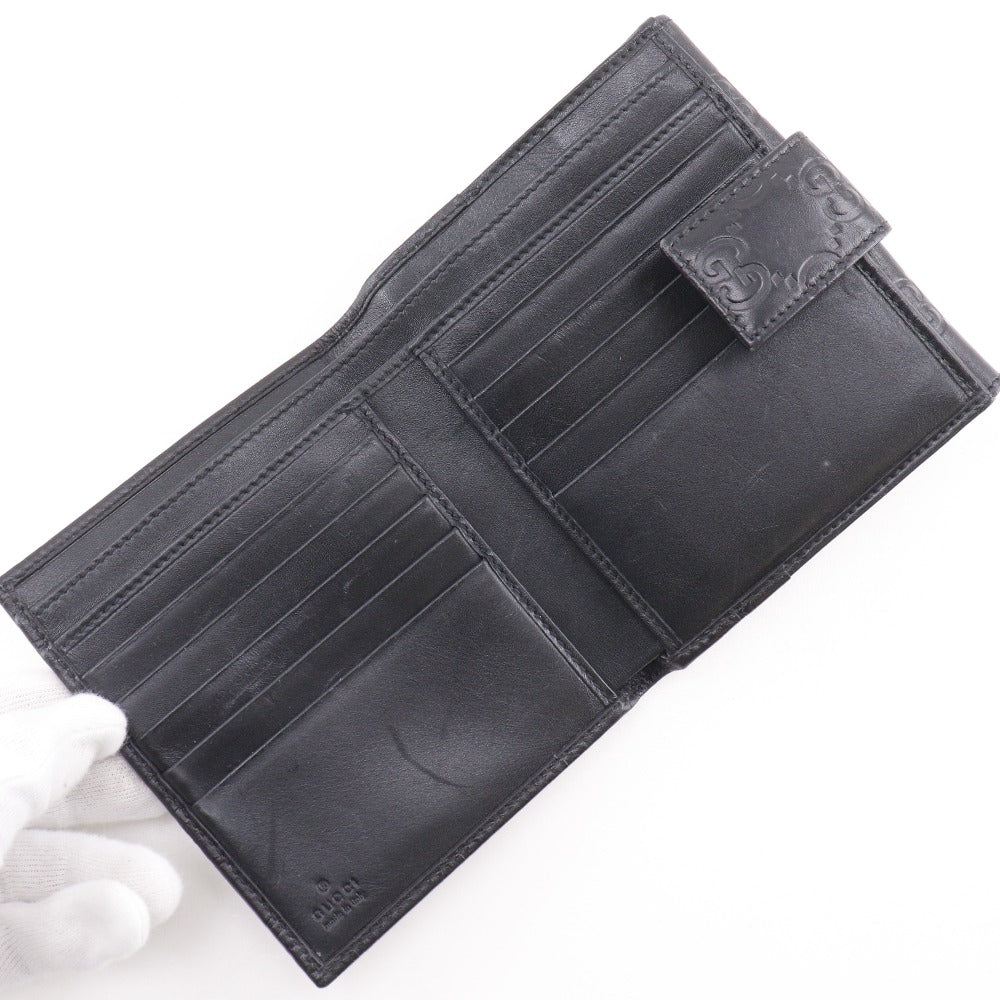 グッチ GGシマレザー 二つ折り財布