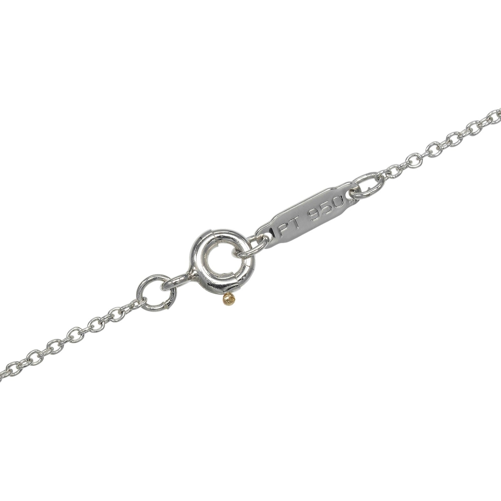 ティファニー クロスステッチ Pt950プラチナ ダイヤモンド ネックレス