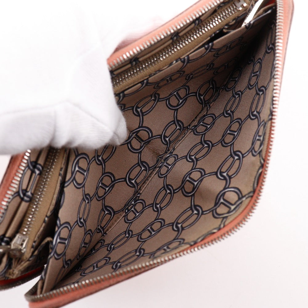 エルメス アザップロング シルクイン レザー 長財布