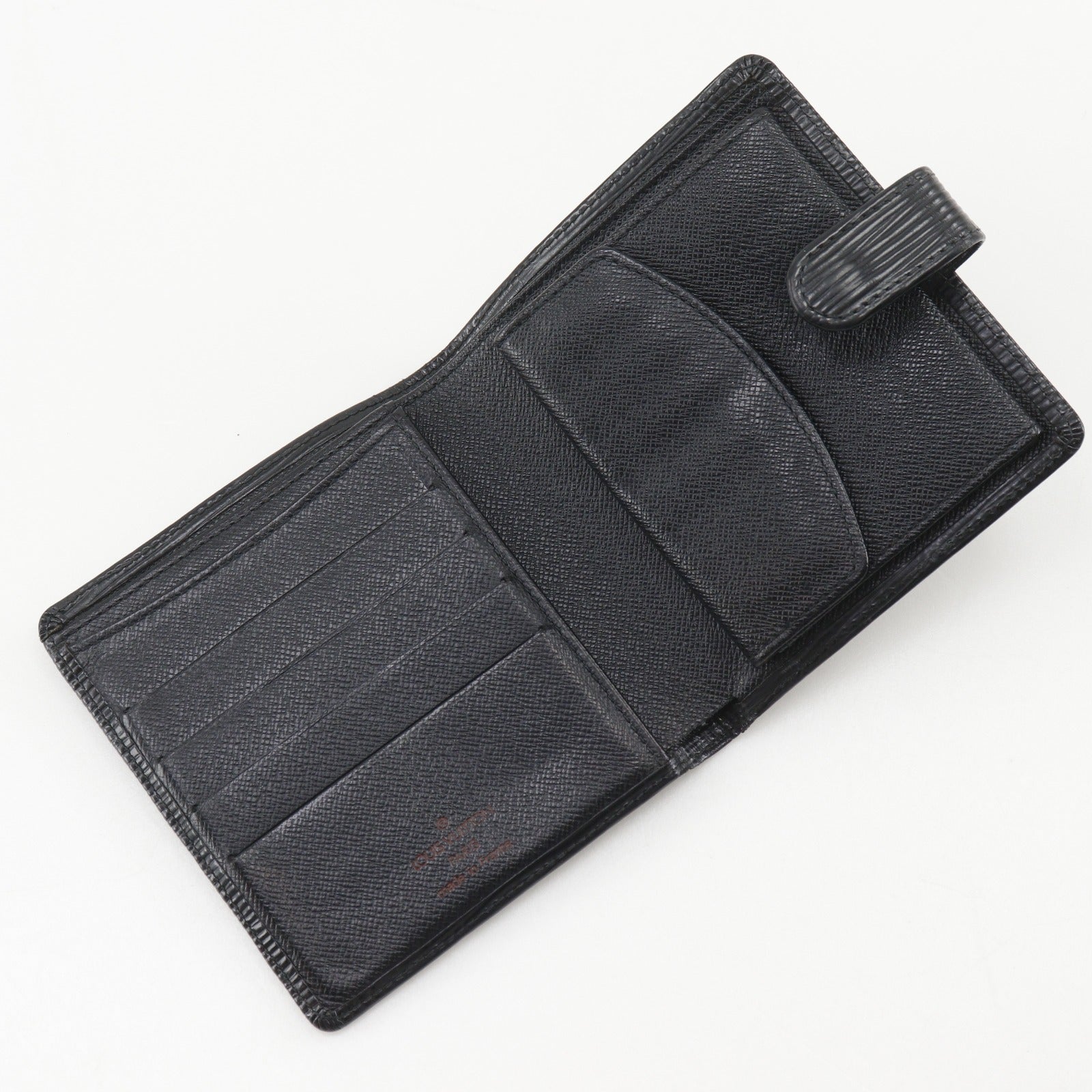 ルイヴィトン ポルトビエコンパクト エピレザー 二つ折り財布