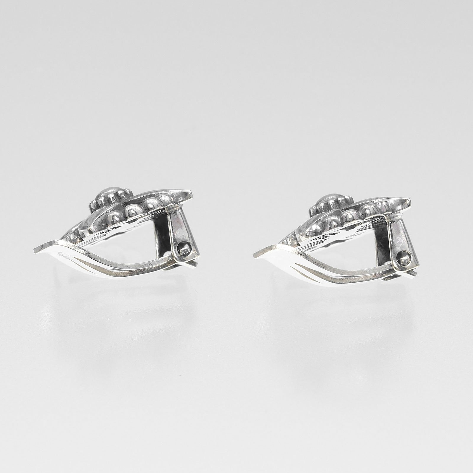 ジョージ ジェンセン エーデルワイス シルバー 925 ピアス