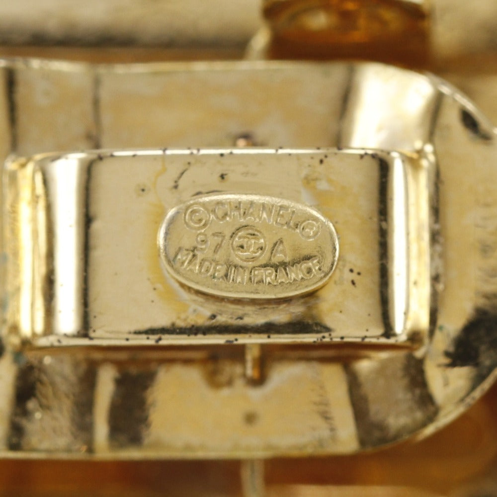 シャネル ゴールド プレート ヘア バレッタ 97A