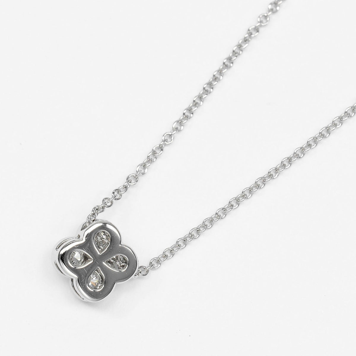 ティファニー ベゼルセット Pt950プラチナ ダイヤモンド ネックレス