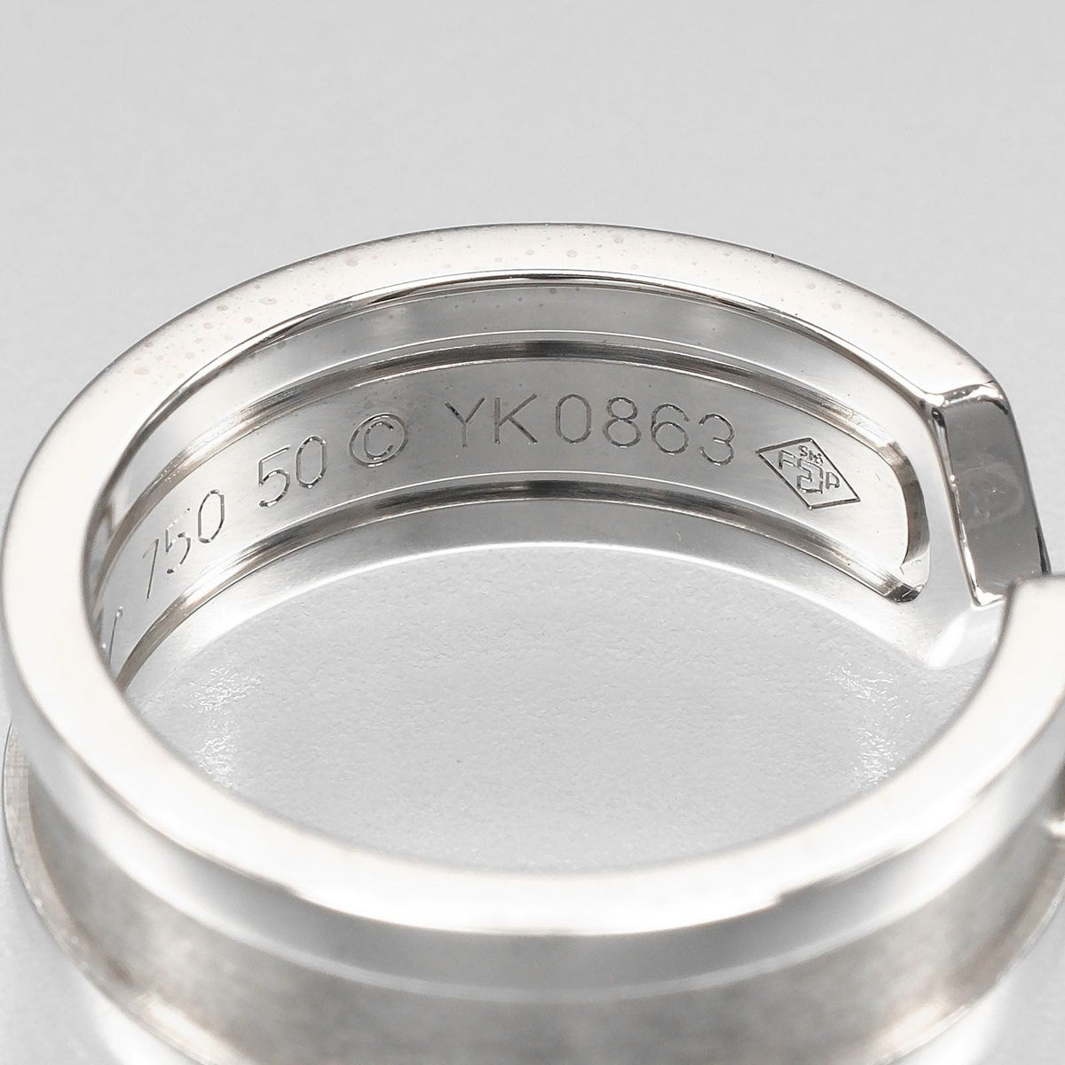カルティエ 2C K18WG ダイヤモンド リング