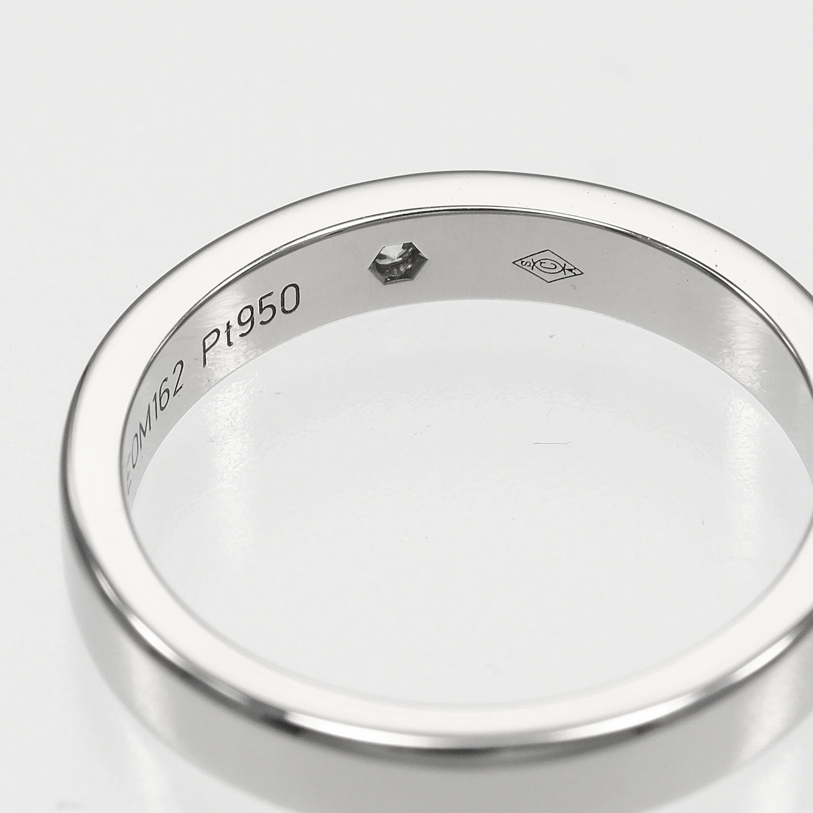 カルティエ Cドゥカルティエ Pt950 ダイヤモンドリング 49号