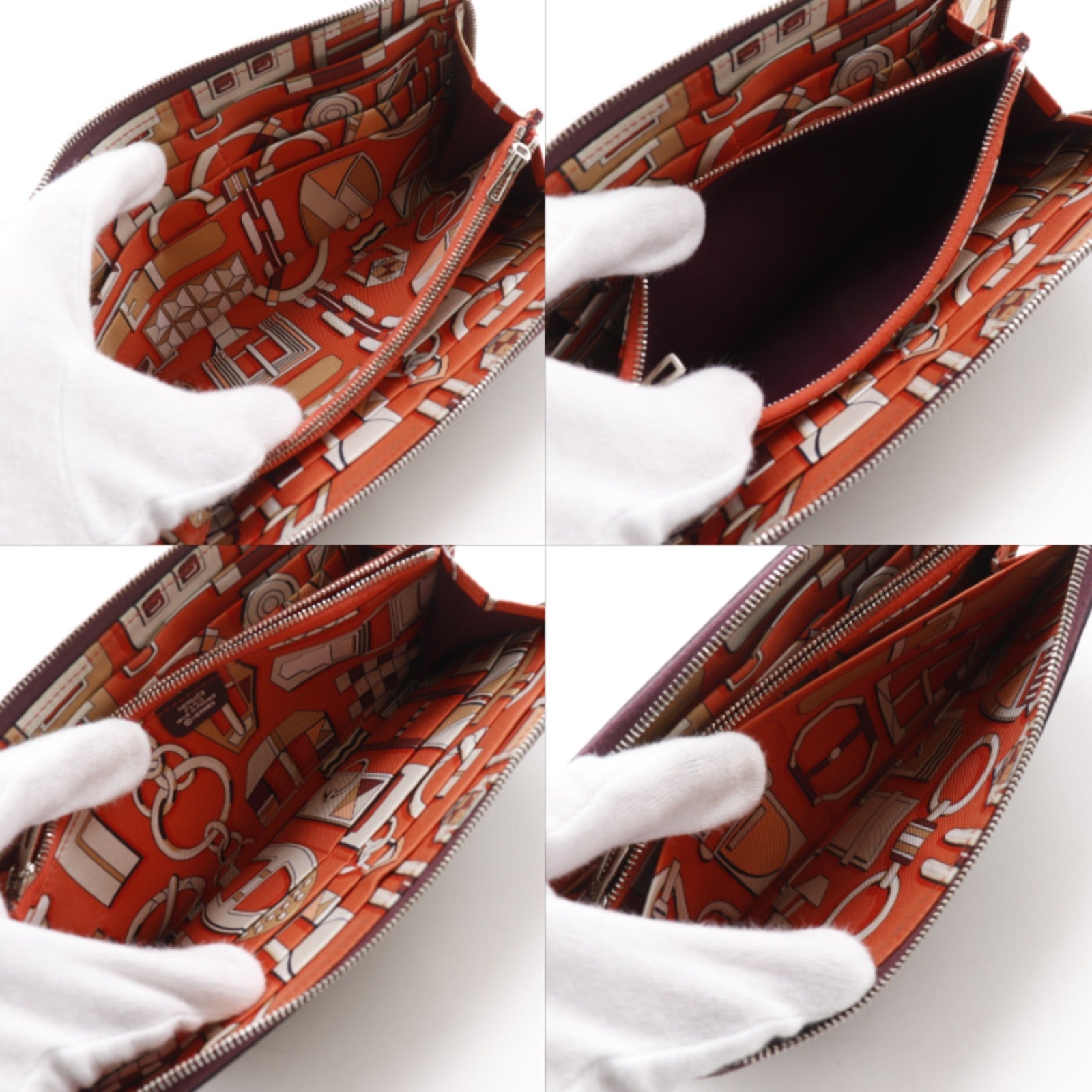 エルメス アザップロング シルクイン ヴォーエプソン 長財布