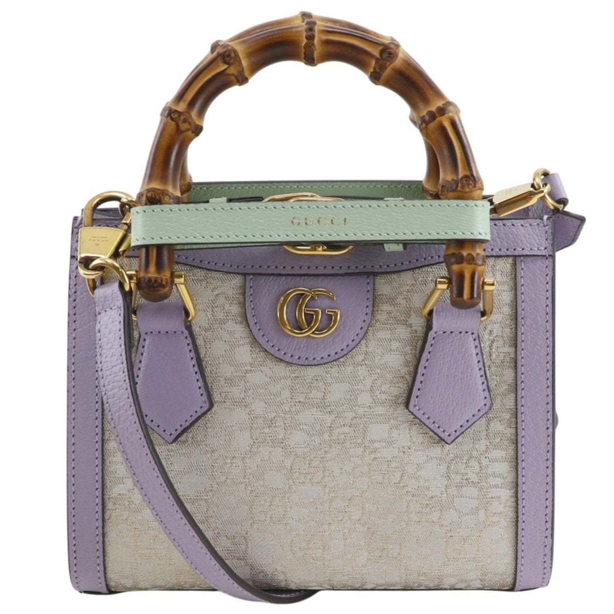 グッチ ダイアナ スモール GUCCI NISHIJIN レザー 西陣織 2wayハンドバッグ