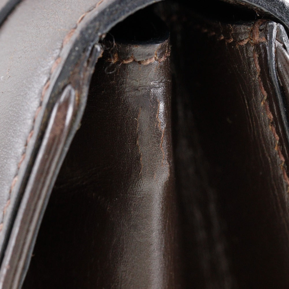 エルメス ドラッグ27 ボックスカーフ ハンドバッグ