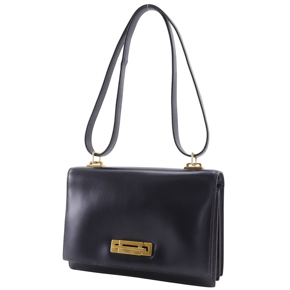エルメス ボックス カーフ レザー 2WAY ショルダー バッグ