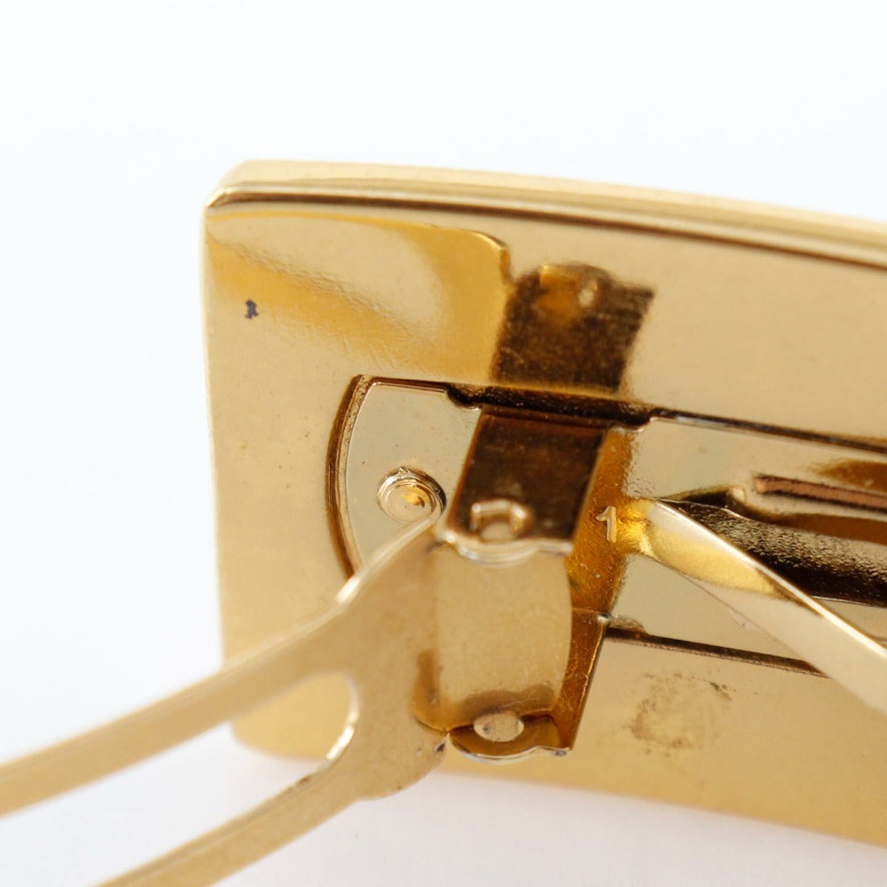 シャネル ロゴ ゴールド プレート バレッタ