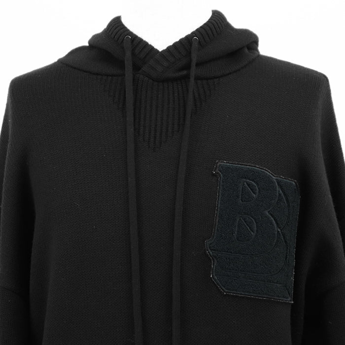 バーバリーロンドン BURLTON Hoodie ウールニットパーカー