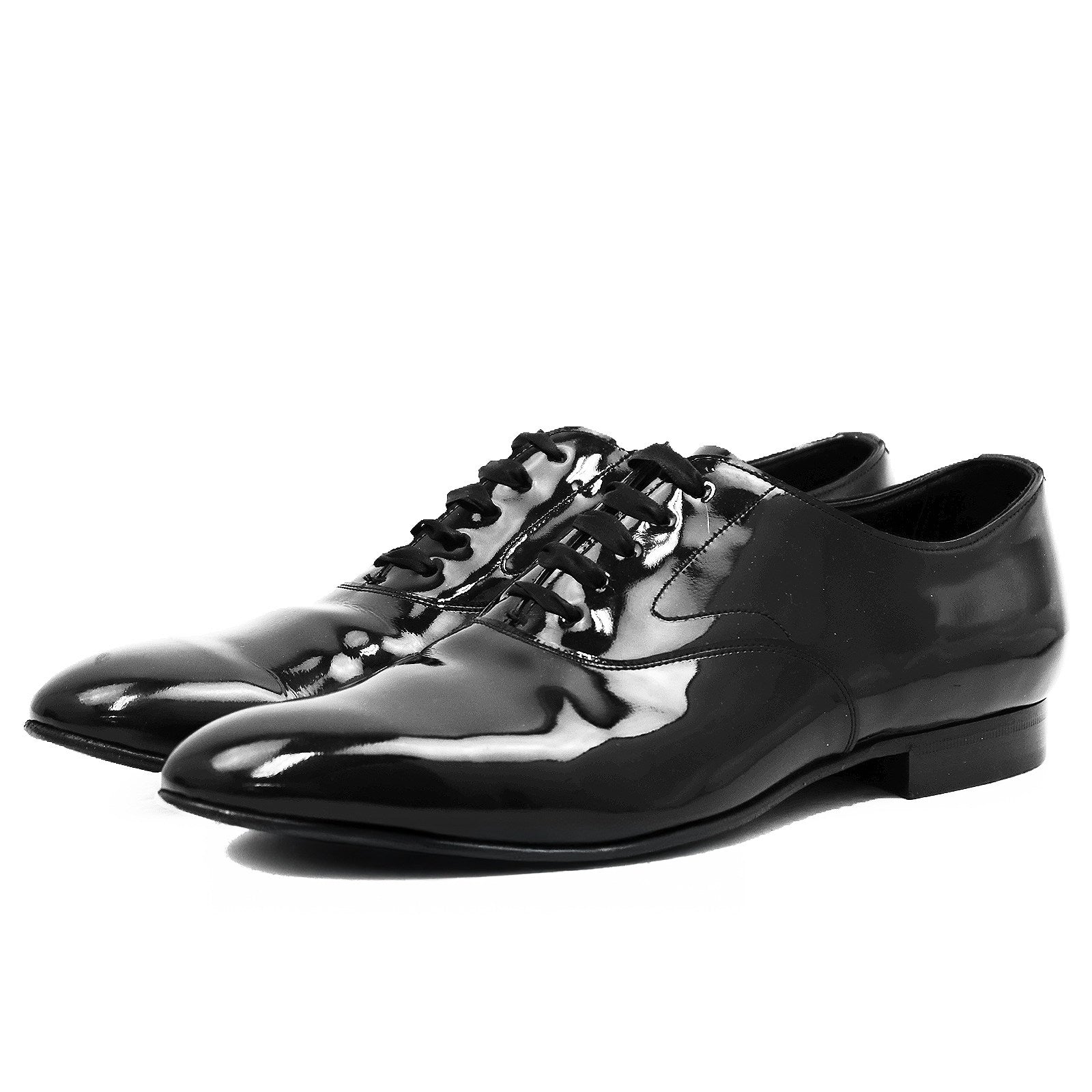 エドワードグリーン パテントレザーオックスフォードシューズ