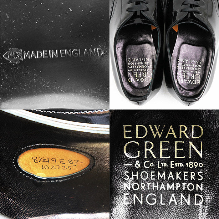 エドワードグリーン パテントレザーオックスフォードシューズ