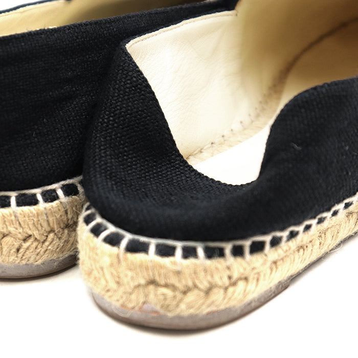 シャネル G29762 コットンキャンバス ジュート エスパドリーユ