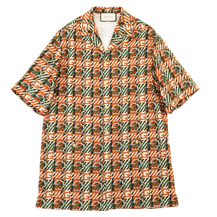 グッチ コットン半袖シャツ
