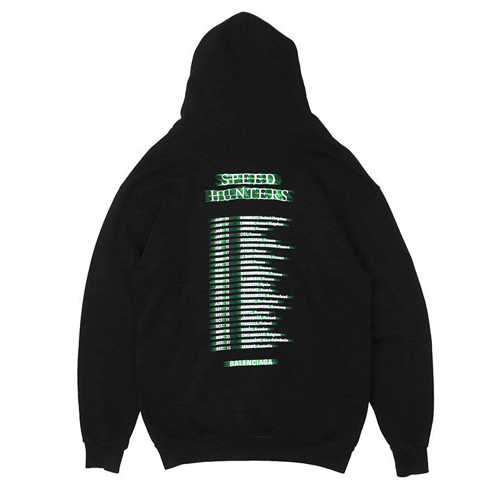 バレンシアガ コットンジップアップパーカー
