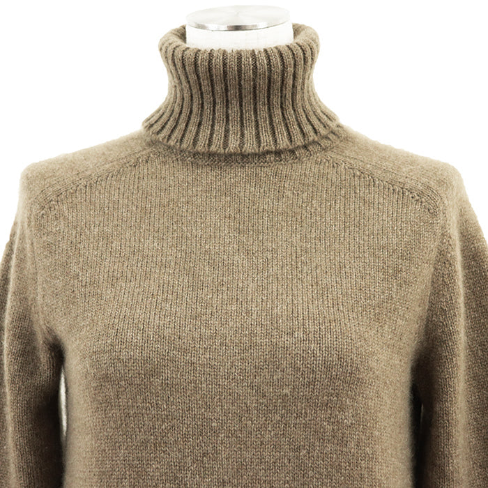エルメス カシミヤ モヘア シルク タートルネックセーター