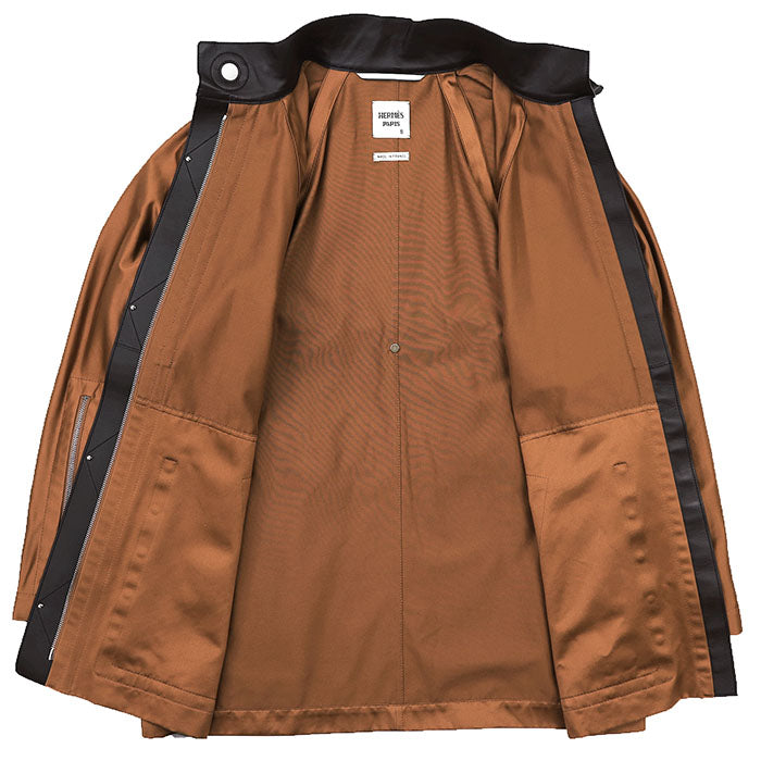 エルメス ラムレザー コットンワンピース