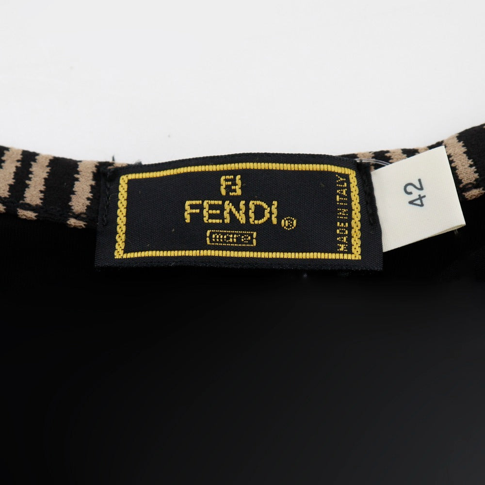 フェンディ ロゴ レーヨン Tシャツ