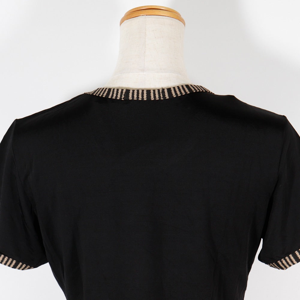 フェンディ ロゴ レーヨン Tシャツ