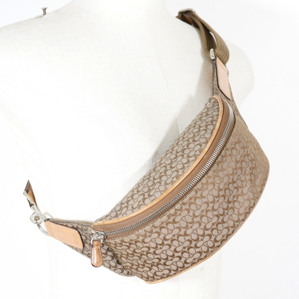 コーチ ミニ シグネチャー キャンバス ウエスト バッグ F05093