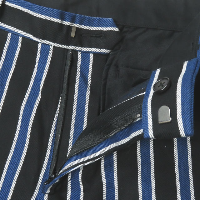 クオン TRIMMED TROUSERS コットン パンツ
