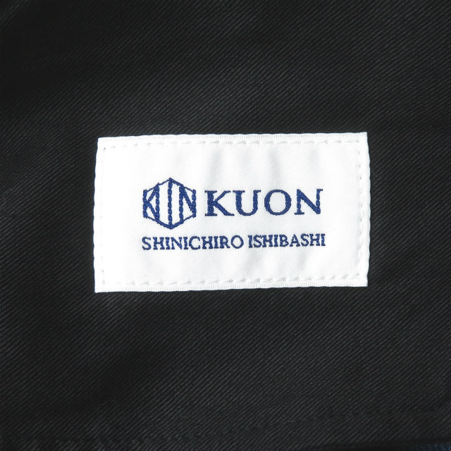 クオン TRIMMED TROUSERS コットン パンツ