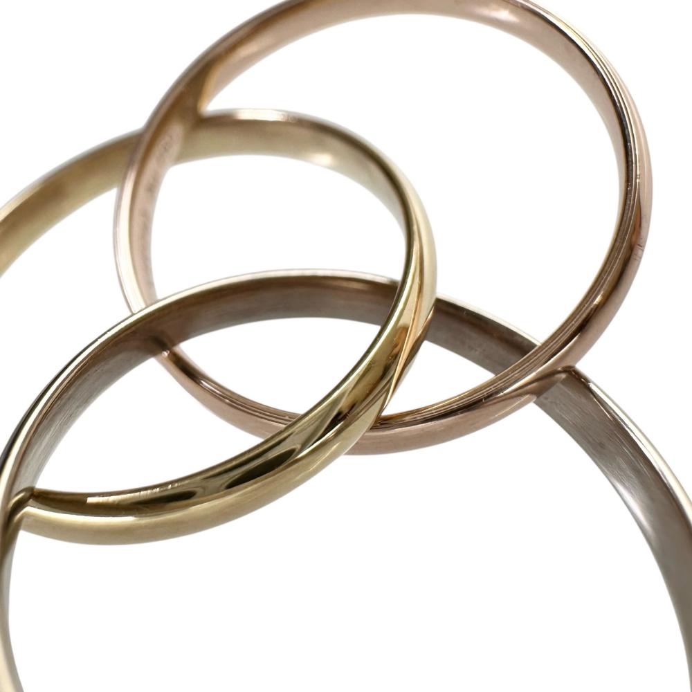 カルティエ トリニティ Au750 リング 15号