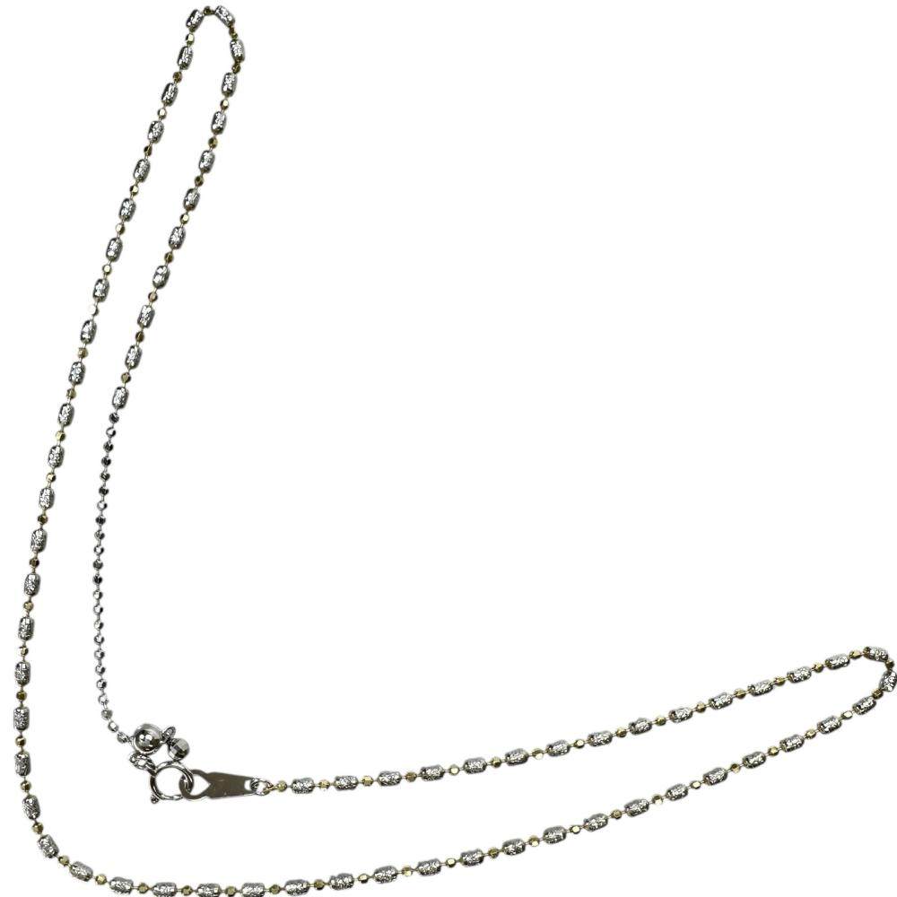 K18 バイカラーネックレス