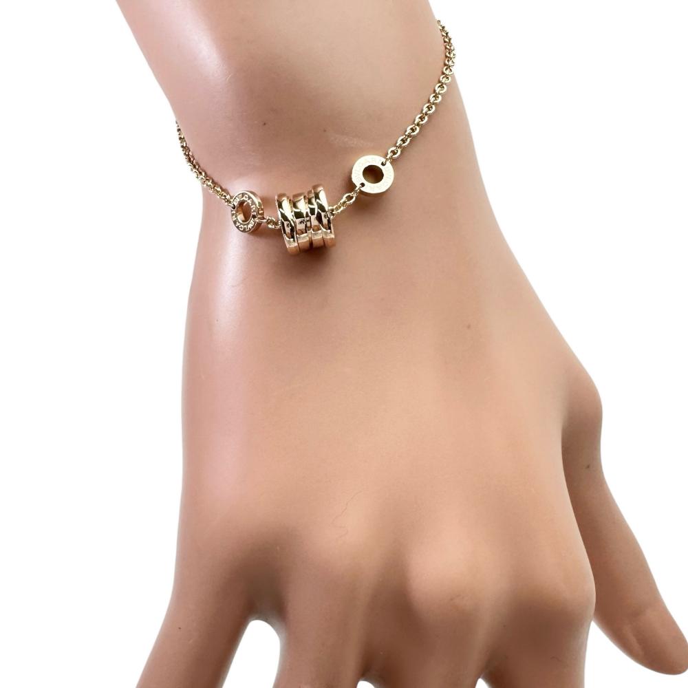 ブルガリ B-ZERO1 K18PG ブレスレット 17号