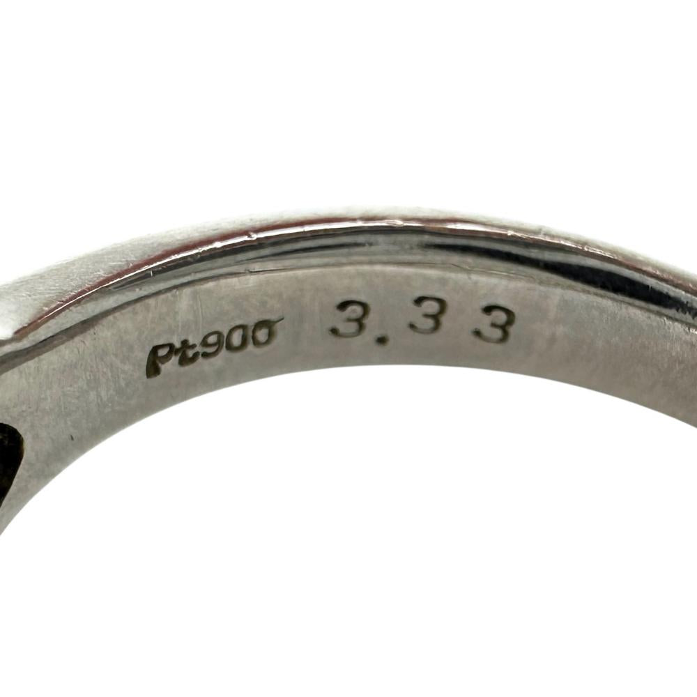 Pt900プラチナヒスイダイヤモンドリング