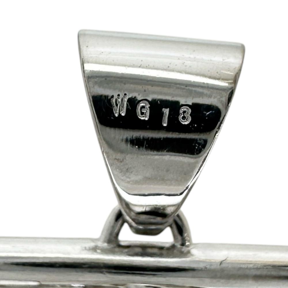 K18WG ダイヤモンド ペンダントトップ