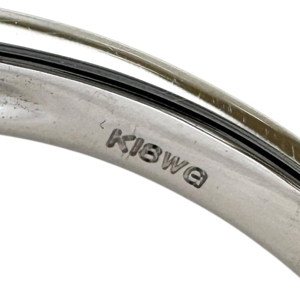 Au750ホワイトゴールドラブラドライトダイヤモンドリング
