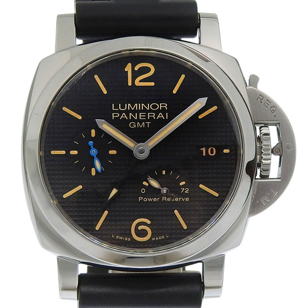 パネライ ルミノール1950 GMT ステンレススチール メンズ腕時計