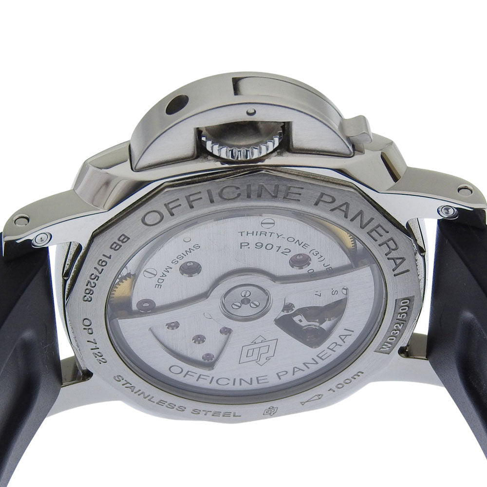 パネライ ルミノール1950 GMT ステンレススチール メンズ腕時計