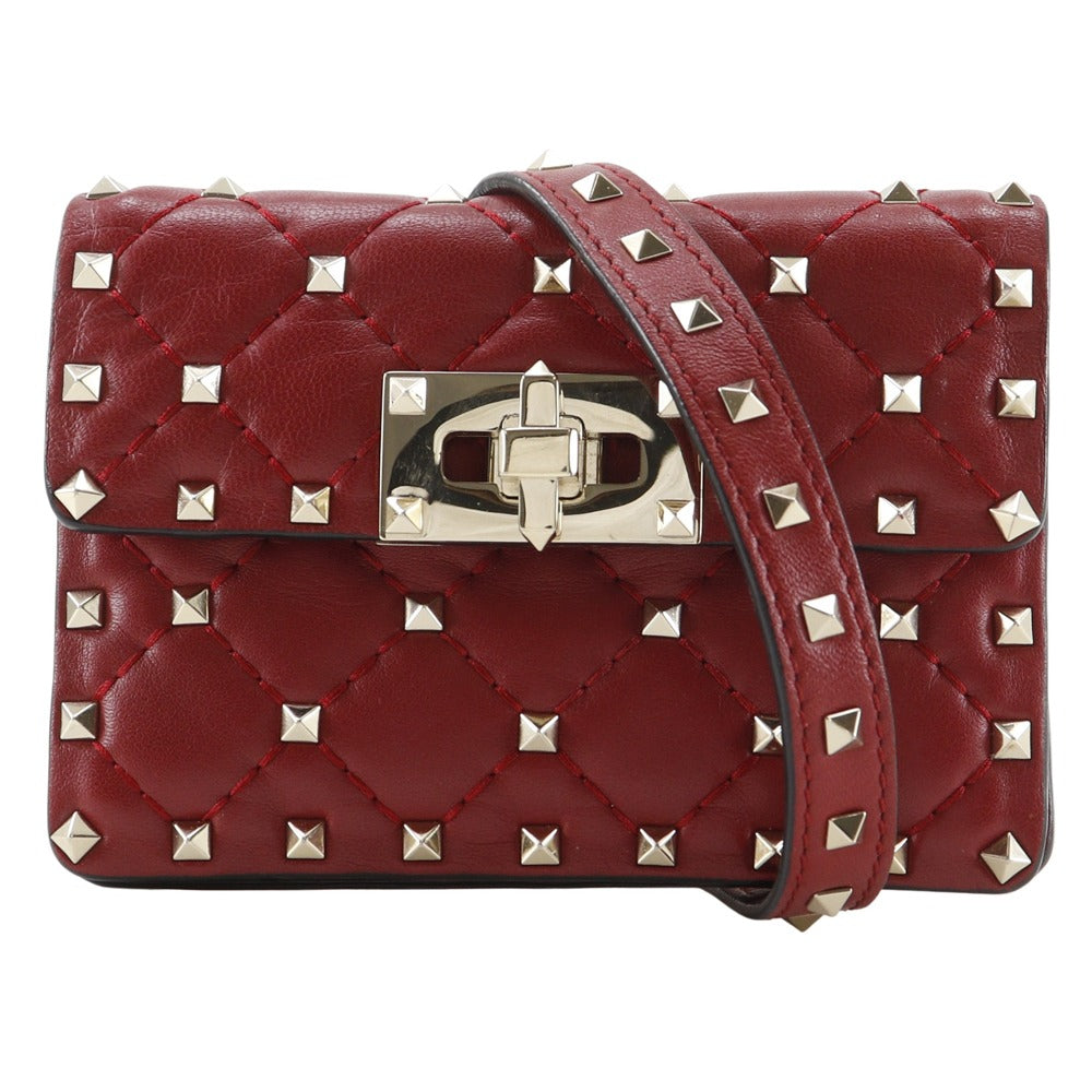 ヴァレンティノ ガラヴァーニ ロックスタッズ ショルダーバッグ