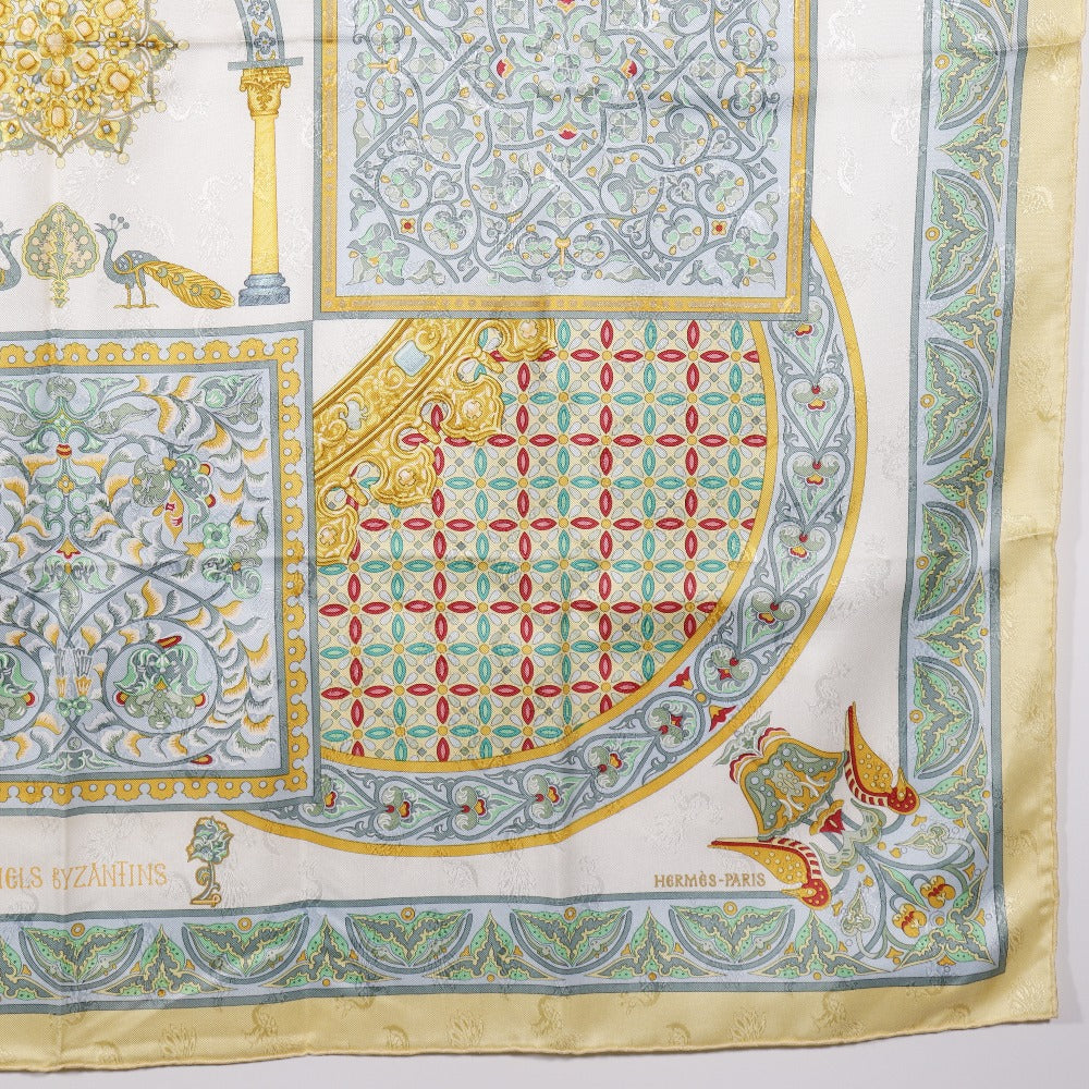 エルメス カレ90 CIELS BYZANTINS シルクスカーフ