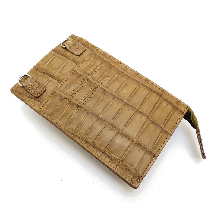 HCP マット クロコダイル 2way バッグ