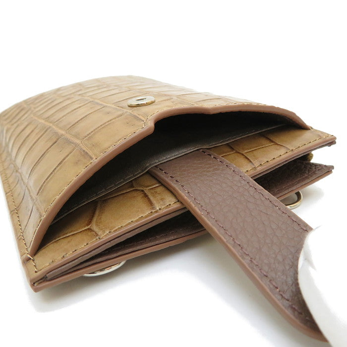 HCP マット クロコダイル 2way バッグ