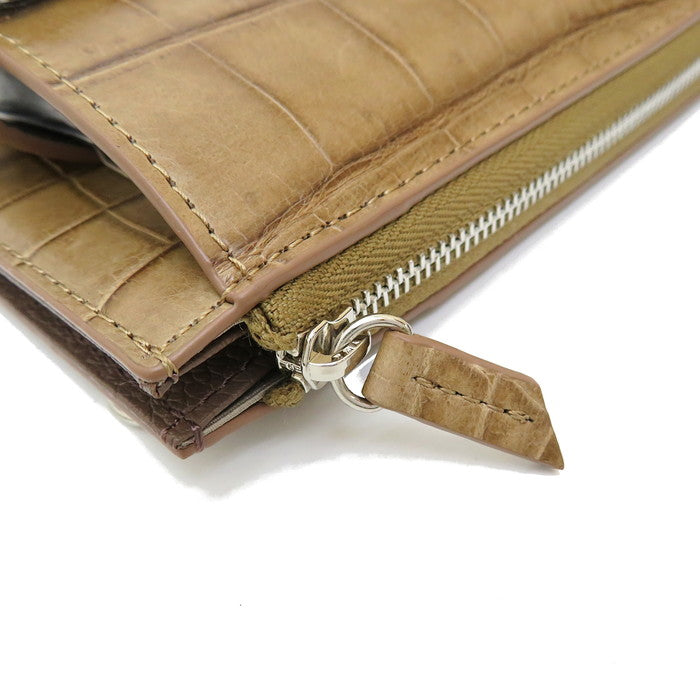 HCP マット クロコダイル 2way バッグ