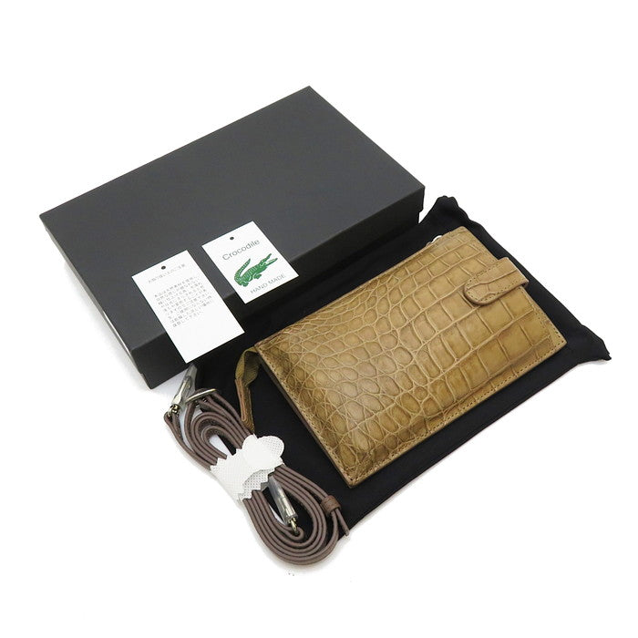 HCP マット クロコダイル 2way バッグ