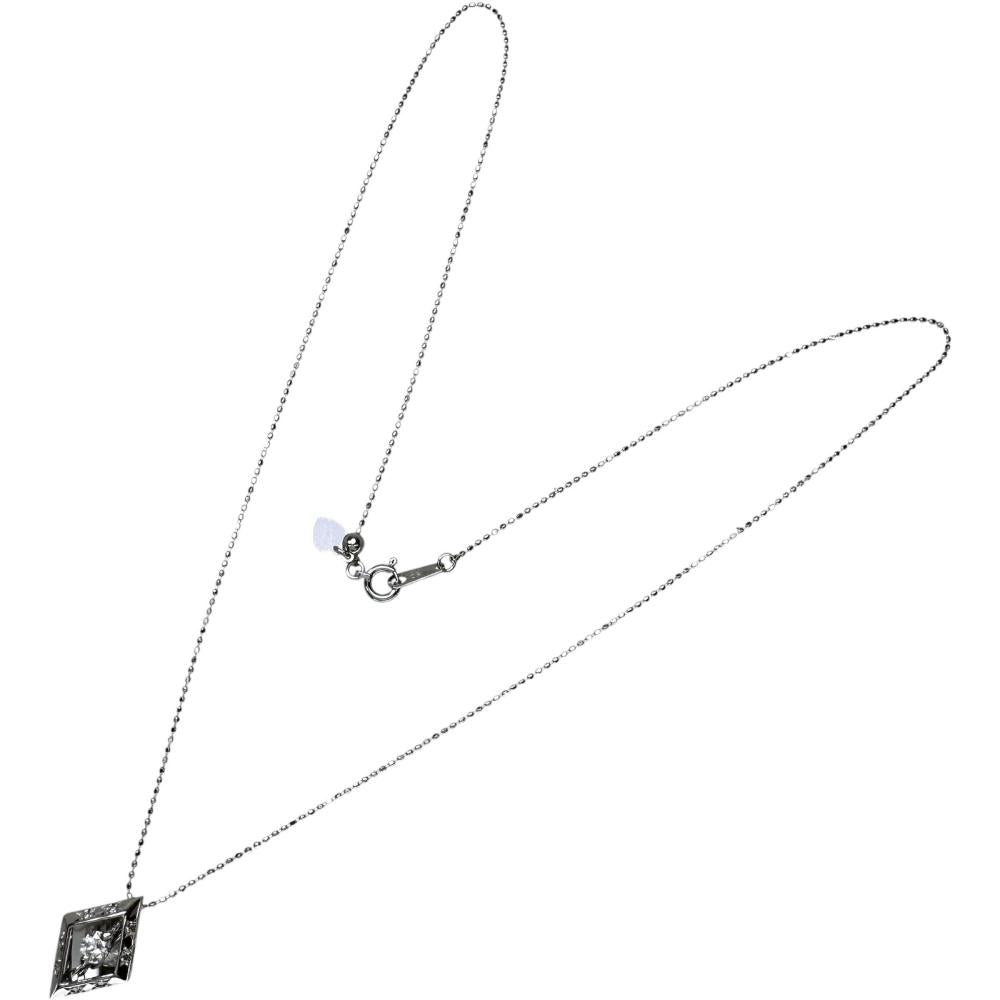 Au750ダイヤモンドペンダントネックレス